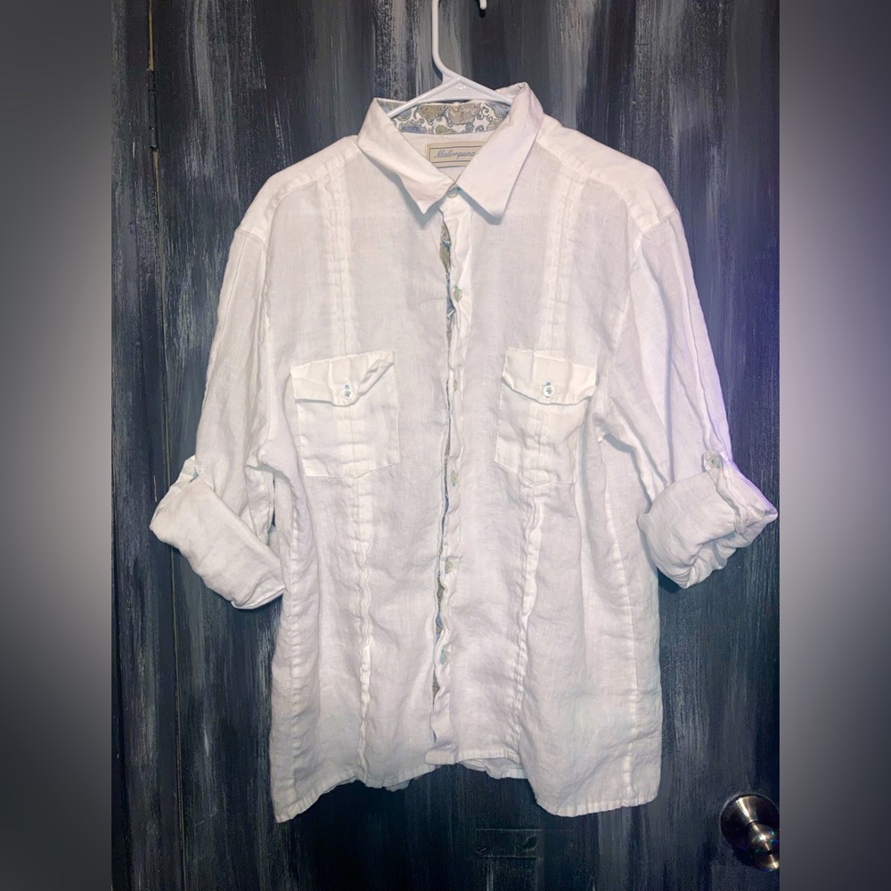 Mens long sleeve button down